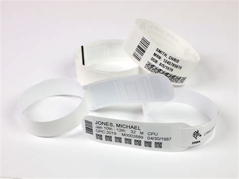 uhf rfid wristbands zebra|emergency wristbands.